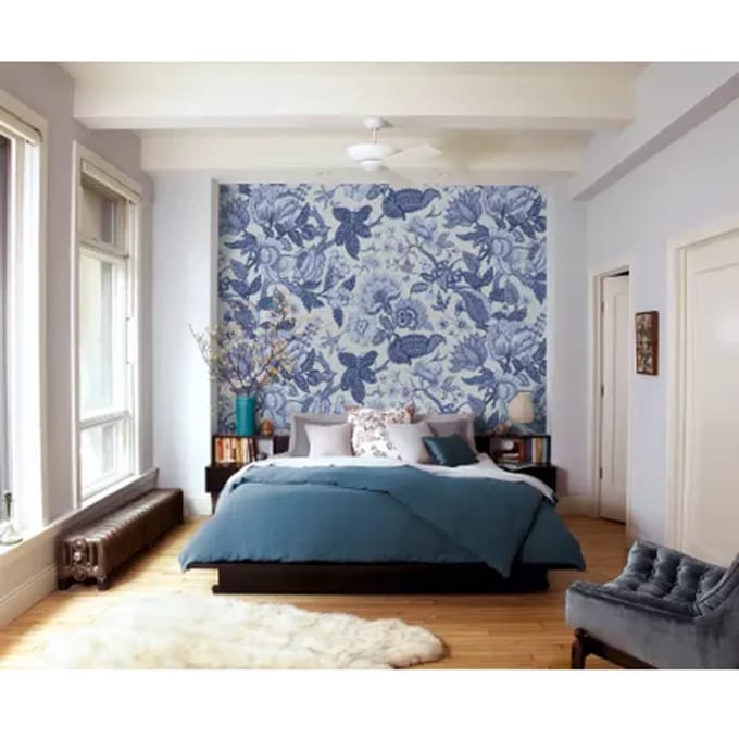 Fotobehang - Bleuet 200x280cm - Vliesbehang