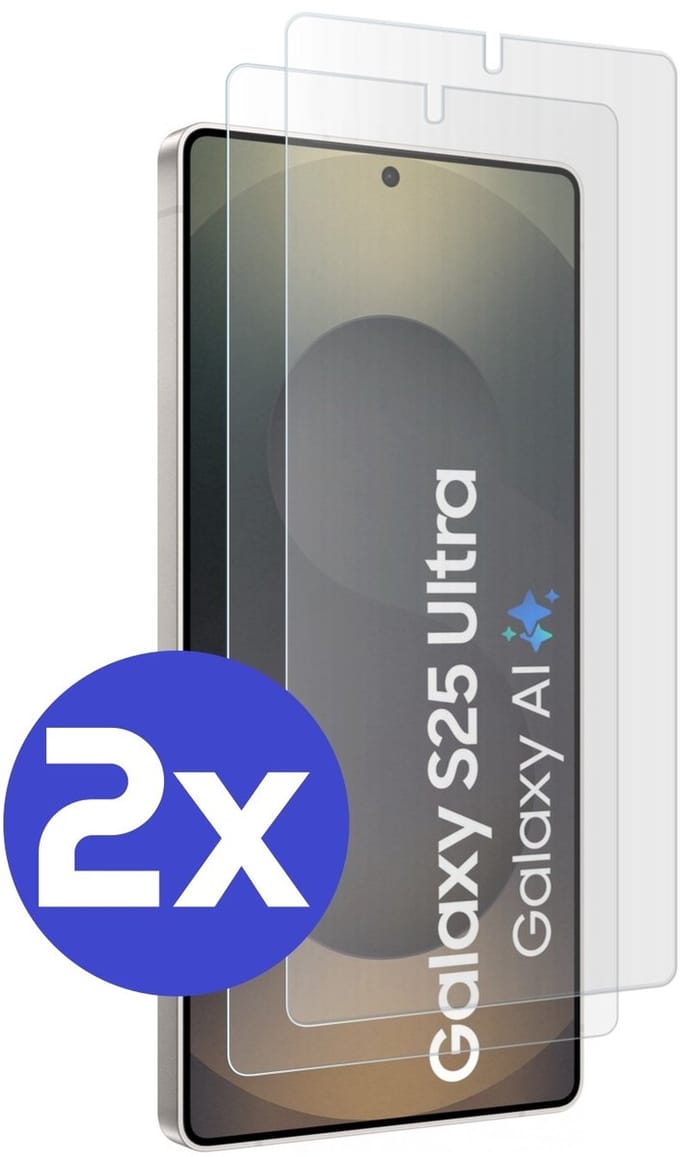 Premium Screenprotector Geschikt Voor Samsung S25 ULTRA - Gehard Glas - 2 Stuks