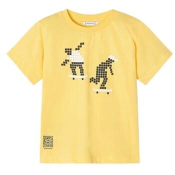 Overhemd Lange Mouw Mayoral 3013 camiseta Amarillo
