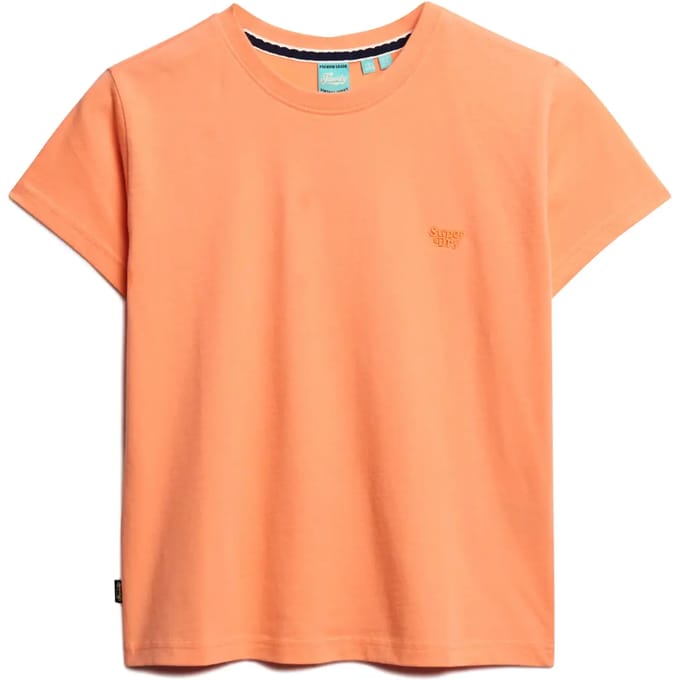 Superdry - Essential nauwsluitend T-shirt met logo - Dames - T-shirts