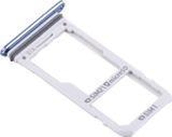 Simkaart houder geschikt voor Samsung Galaxy Note 8 N950f - Simcard / Micro Sd Card Holder - Blauw