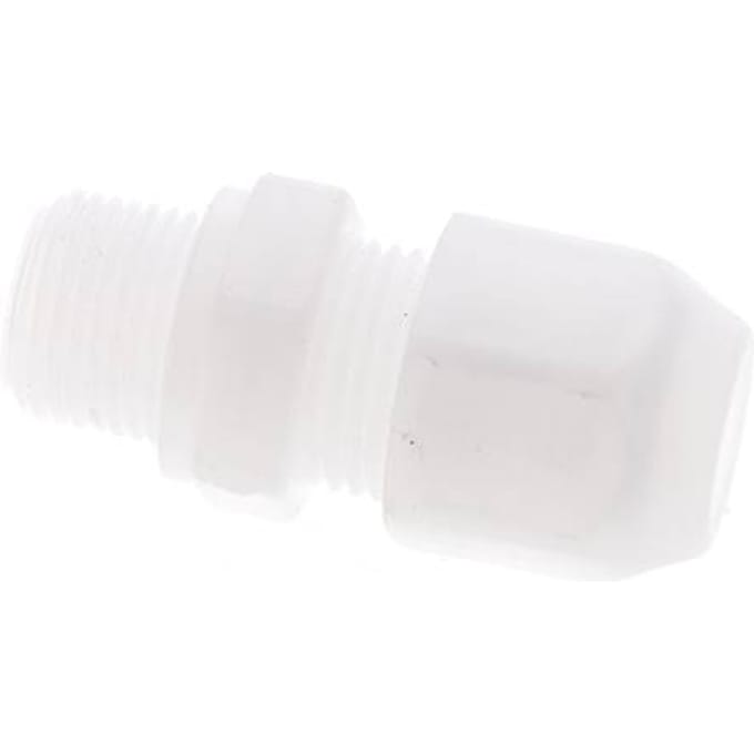 9x12mm & G3/8'' PP rechte slangkoppeling met buitendraad 10bar/145psi