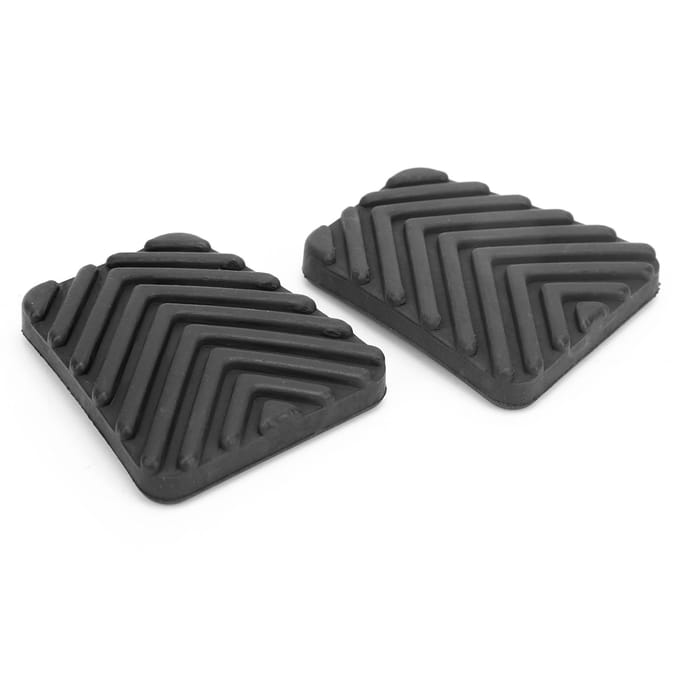 2 STuks Auto Rem Koppeling Pedaal Pads Covers Rubber Vervanging Geschikt voor Hyundai Accent 2005 2010 black