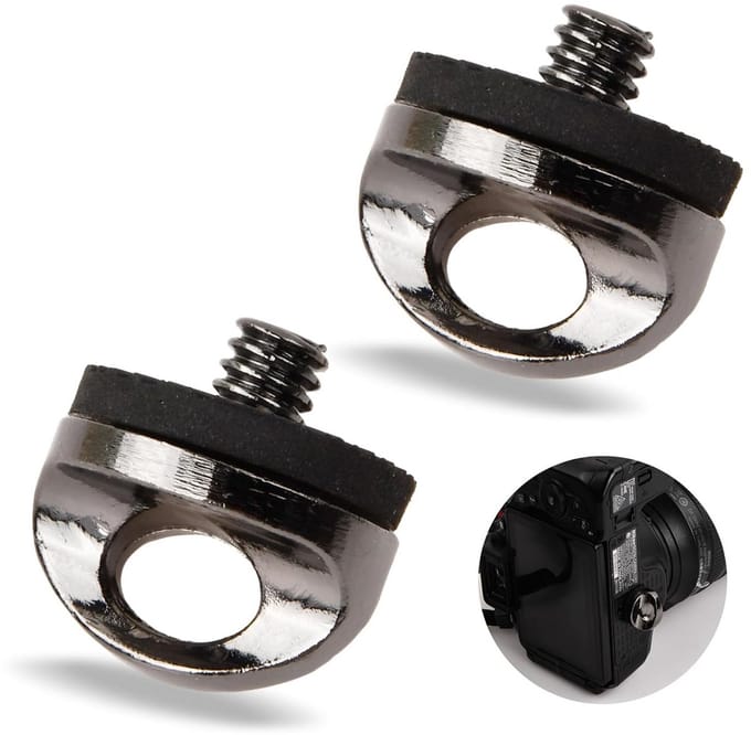 Camera Schroefadapter - Statief Schroef - Bevestigen Camera - Dubbele Schroefdraad - Standaard 1/4 inch - Metaal