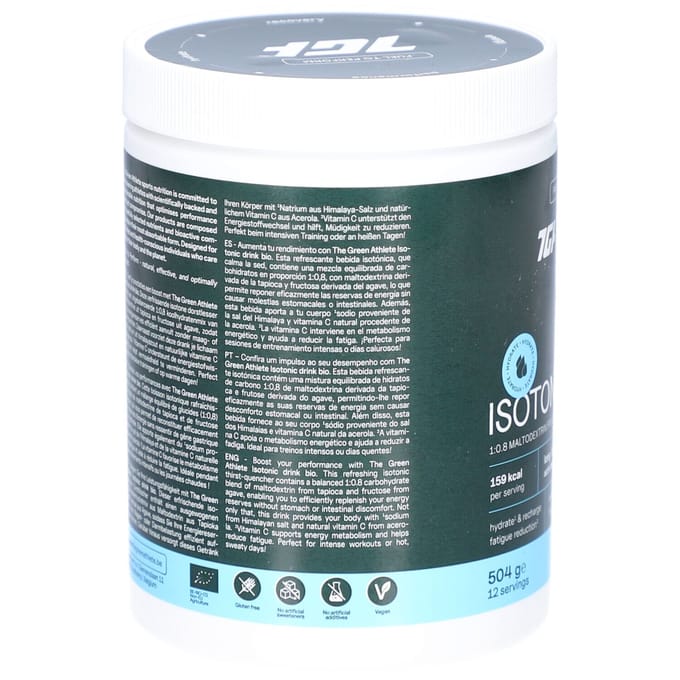 The Green Athlete Isotonic Drink BIO 504 Poeder