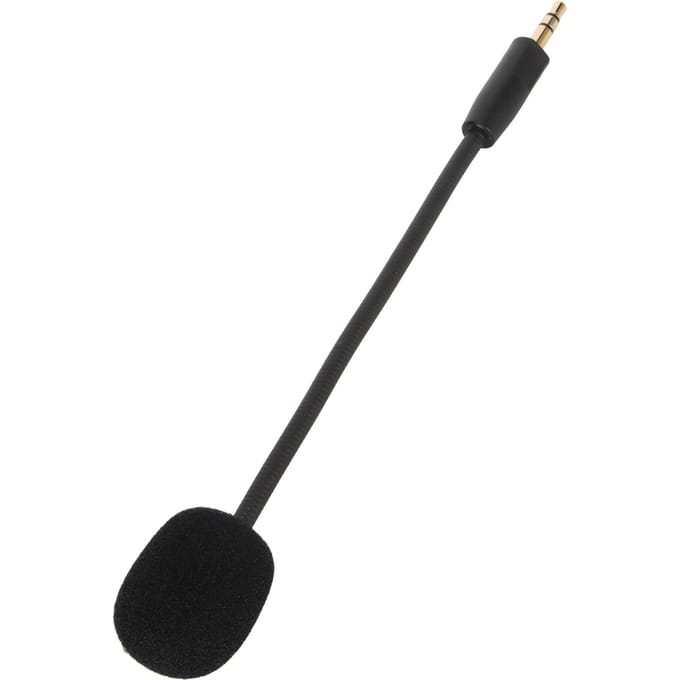 3,5 mm Microfoon Vervanging Ruisonderdrukte Game Microfoon met Verwijderbare Microfoonarm voor Kingston