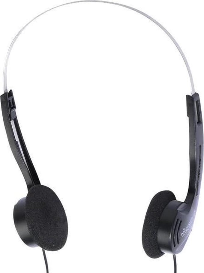 Vivanco SR 3030 On Ear koptelefoon Kabel Zwart