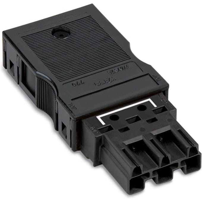 WAGO 3-Pool Kortsluitplug Met Trekontlasting Behuizing - 770-113/147-000