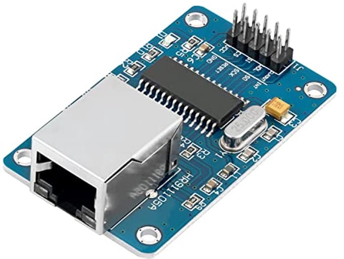 Ethernet Shield ENC28J60 Netwerkmodule voor Arduino met E-Book