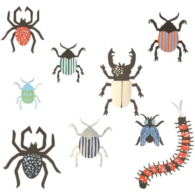 Meri meri halloween confetti insecten