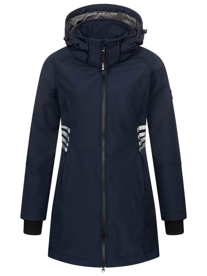 Arctic Seven Dames Softshell Jas AS-305 – Lang, Waterafstotend, Reflecterend