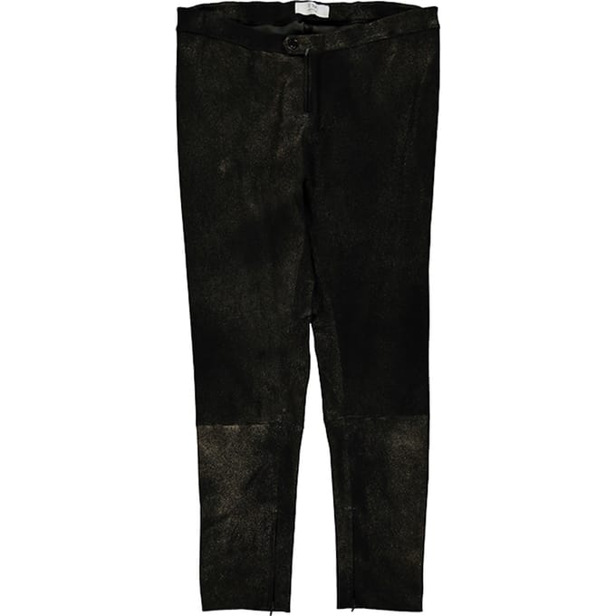 DNA Amsterdam Smith Metallic Metexplo Maat: 42 | Leren broeken Outlet | Dames | Zwart