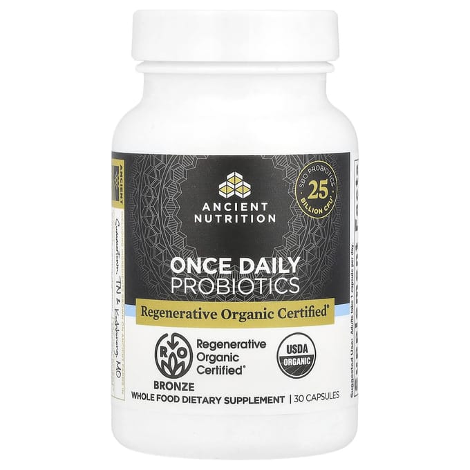 Ancient Nutrition, probiotica voor eenmaal daags, 30 capsules