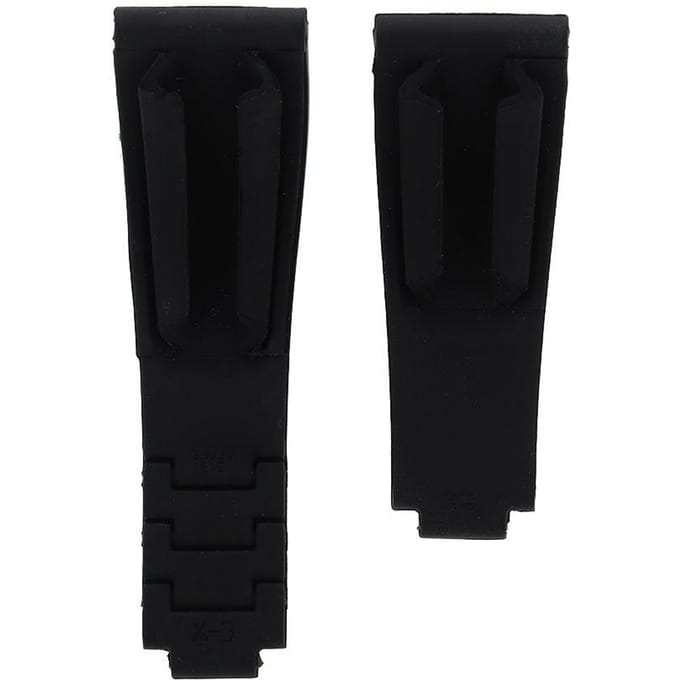 Vervangende Premium Siliconen Horlogeband Zwart Polshorlogeband voor Submariner black
