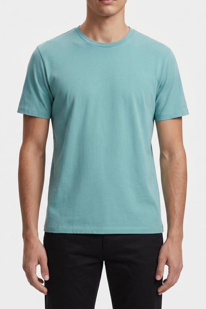 Reiss Crew Neck Jersey Aqua Taglia: M | Magliette basic Outlet | Uomo | Ciano