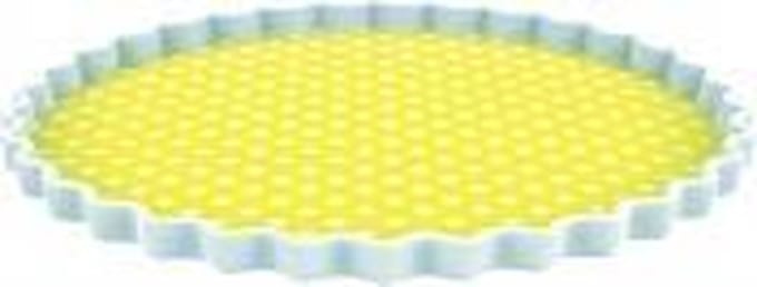 Zak!Designs Gebaksbord Dotty - Rond - Ø 20 cm - Geel