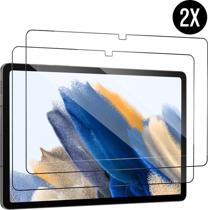 Screenprotector 2x Gehard Glas Geschikt Voor Samsung Galaxy Tab A8 (2021/2022) - Podec Premium Tempered Glass Protector Tablet