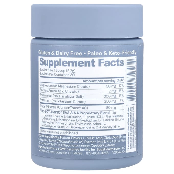 Perfect Amino™ Electrolyte, Watermeloen, 156G(5.5Oz)