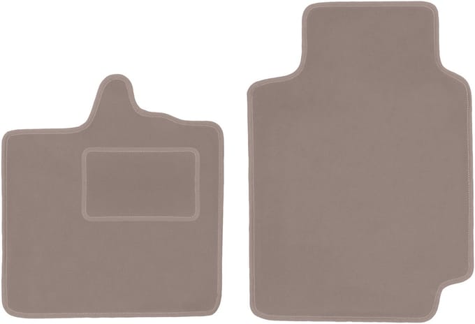 Beige voormatten voor: Smart ForTwo I hatchback (1998-2007)