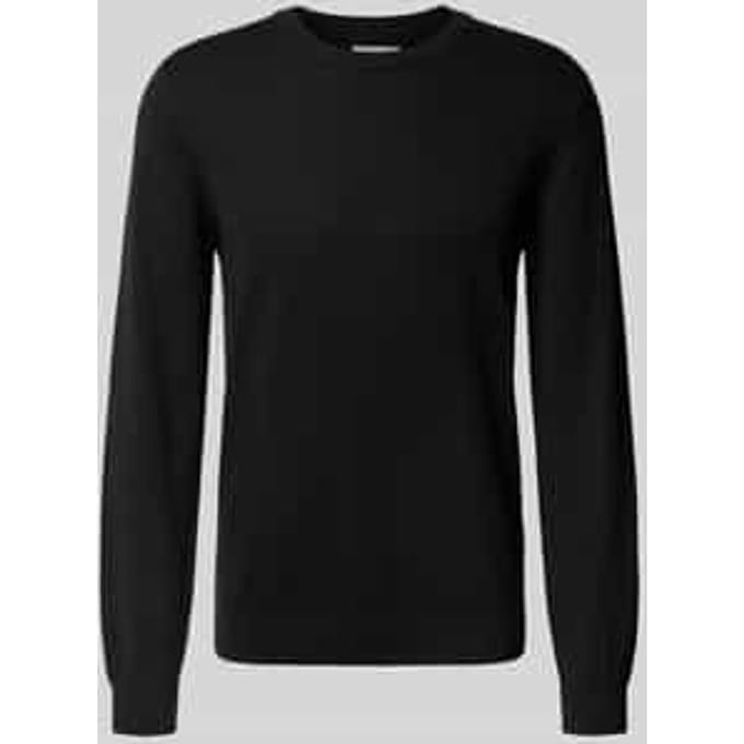 Gebreide pullover met ronde hals, model 'OSVALD'
