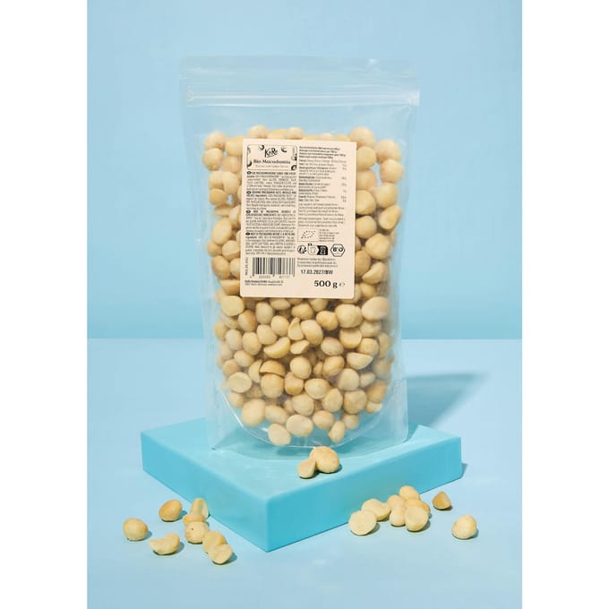 Macadamianoten heel en half 500 g
