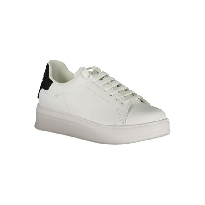 Gaelle Paris Witte Polyurethaan Sneakers voor Heren