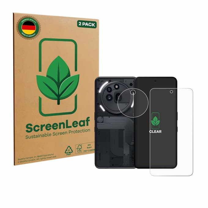 2 Stuks Screenprotector voor Nothing Phone (3a) Pro (Voor+Camera) - Hoogwaardige Beschermfolie transparant