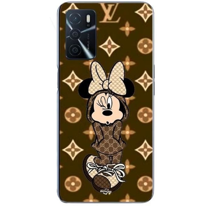 Coque - Disney - Minnie - Oppo A16 - Marron - Souple - Synthétique marron