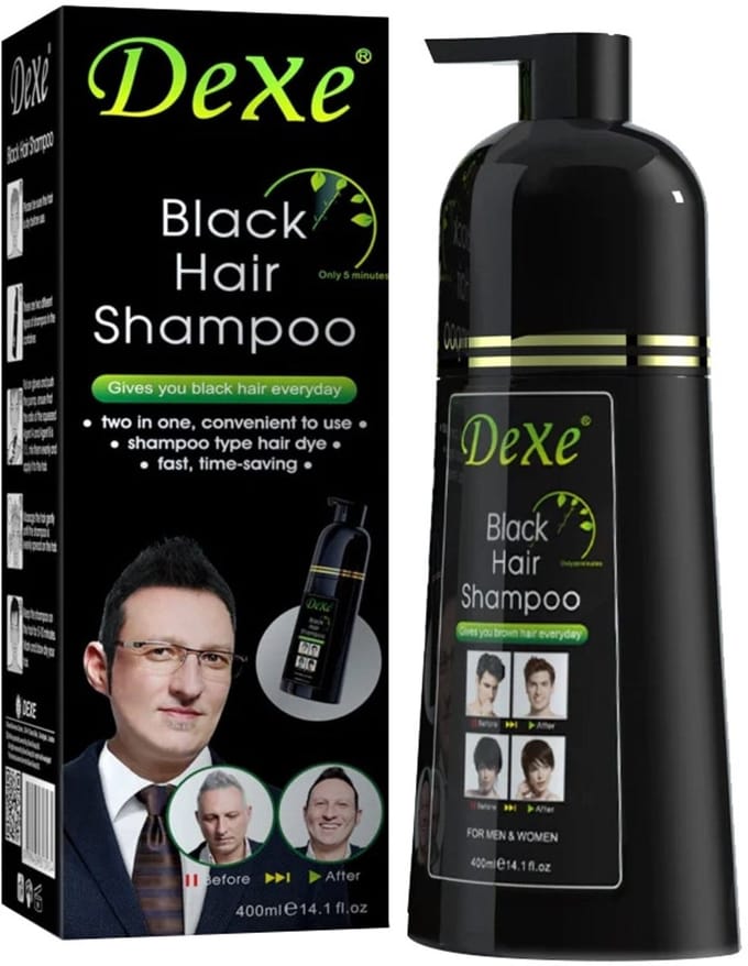 Dexe - Black Hair Shampoo - 400ml