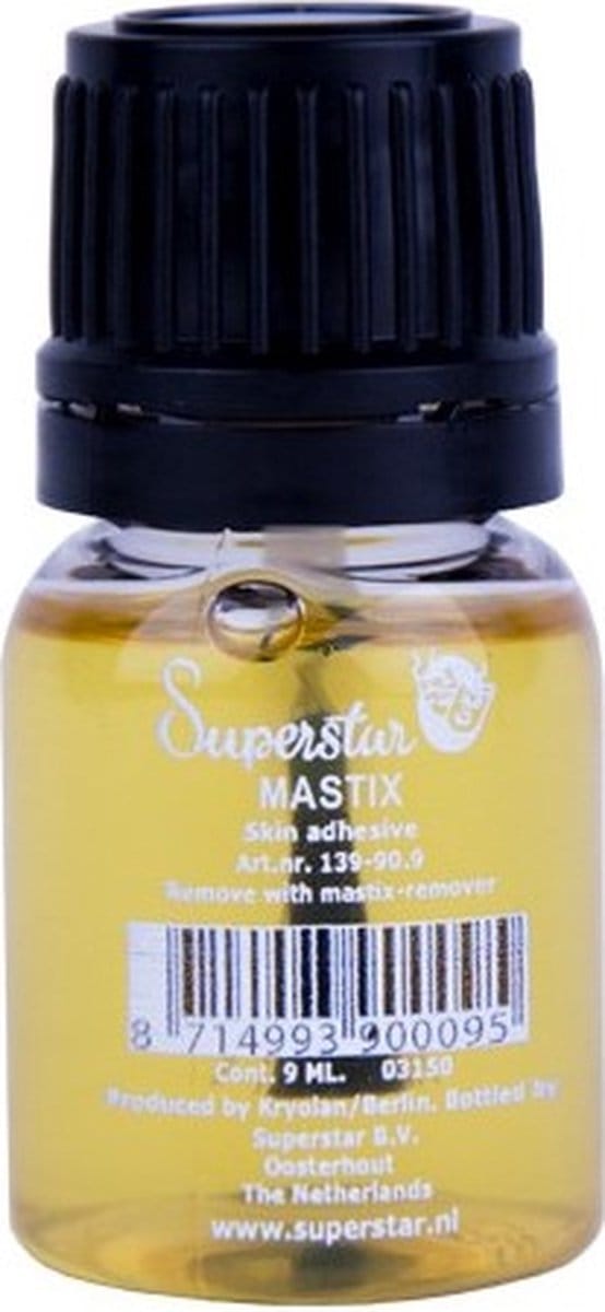 Superstar Mastix/Huidlijm met penseel dop 9ML