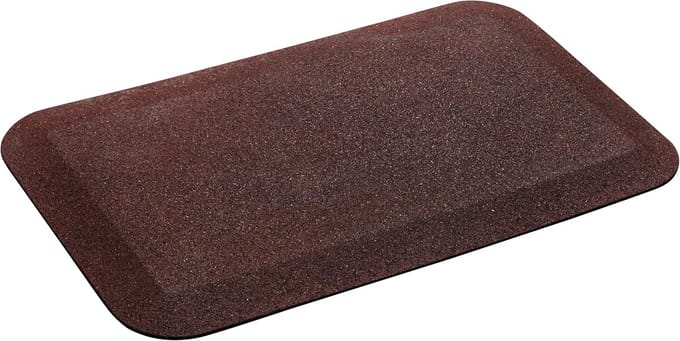 Veiligheidsrubberen Mat - Valbescherming Slijtmat - Speeltuin Veiligheid - Extra Demping - 2.5cm Dik - Rood