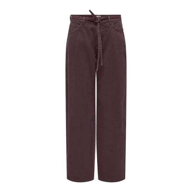 ONLY - Dames broek - Maat 32 - Vrouwen - Rood - katoen