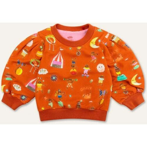 Oilily Honny Sweater- maat86/24m Fiery Rood
