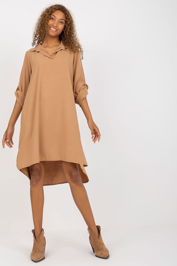 Casual Ease Dress - Brown / One Size