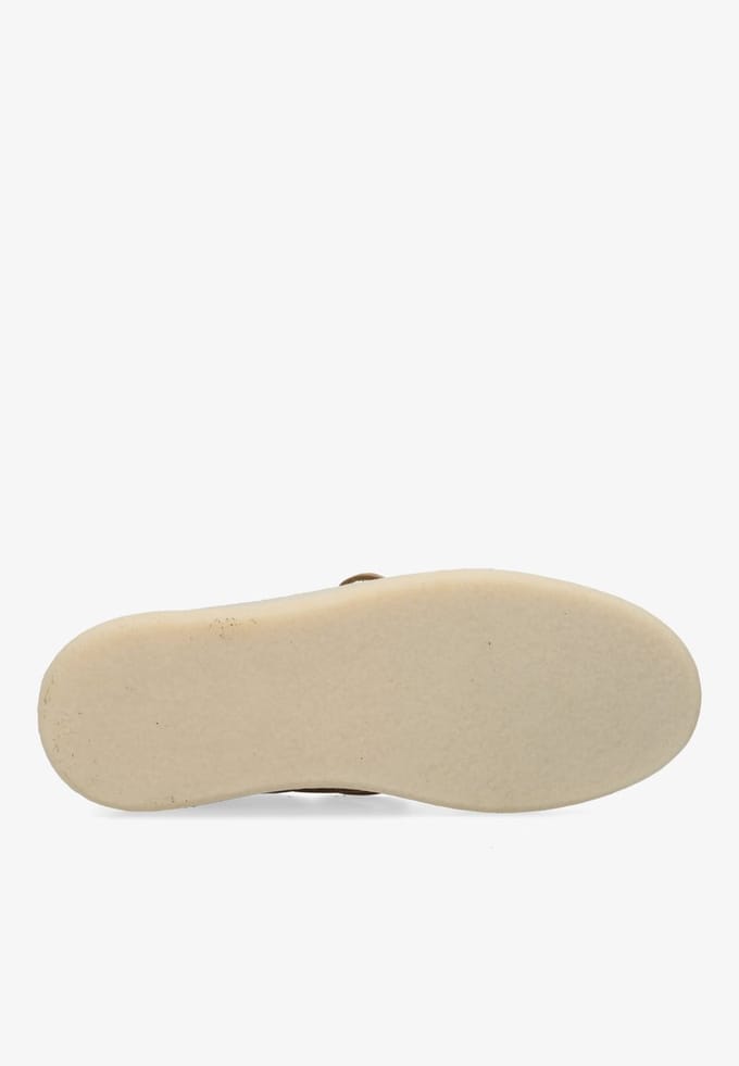 Shabbies Amsterdam - Zenne Mocca Boatshoe Suède Cognac - Maat 38