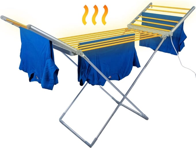 MRKK® Elektrisch Droogrek – Verwarmd Wasrek – Warmte Droogrek