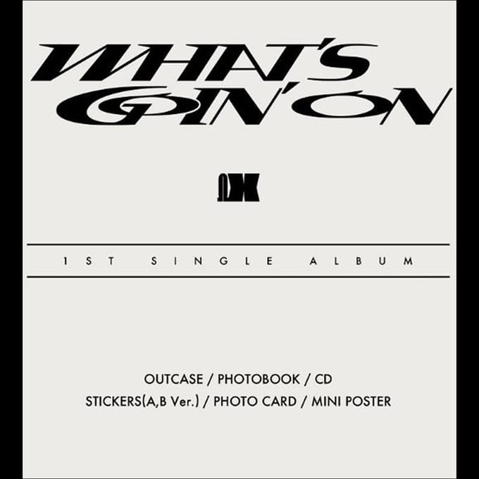 OMEGA X - WHAT'S GOIN ON Album + Gratis Cadeau Random,No poster black