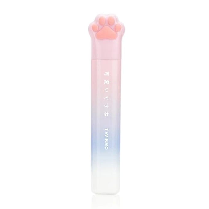 Ciseaux dégradés de couleur bonbon Twingo Cat's Paw Mini outils de ciseaux d'art portables pour découpe de papier pour étudiants white