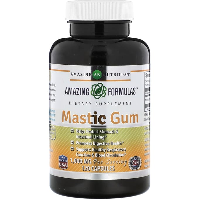 Mastic gom, 120 capsules (500 mg per capsule)