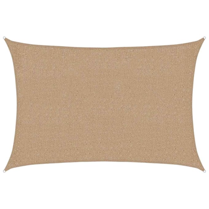 vidaXL - Zonnezeil - 160 - g/m² - 2x2,5 - m - HDPE - taupe