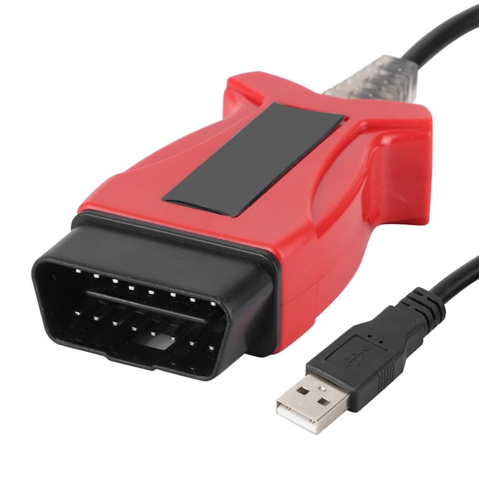 Professionele Diagnostische Kabel voor FOCOM UCDS PRO+ V1.27.001 Foutcodes Lezer met 35 Tokens pink