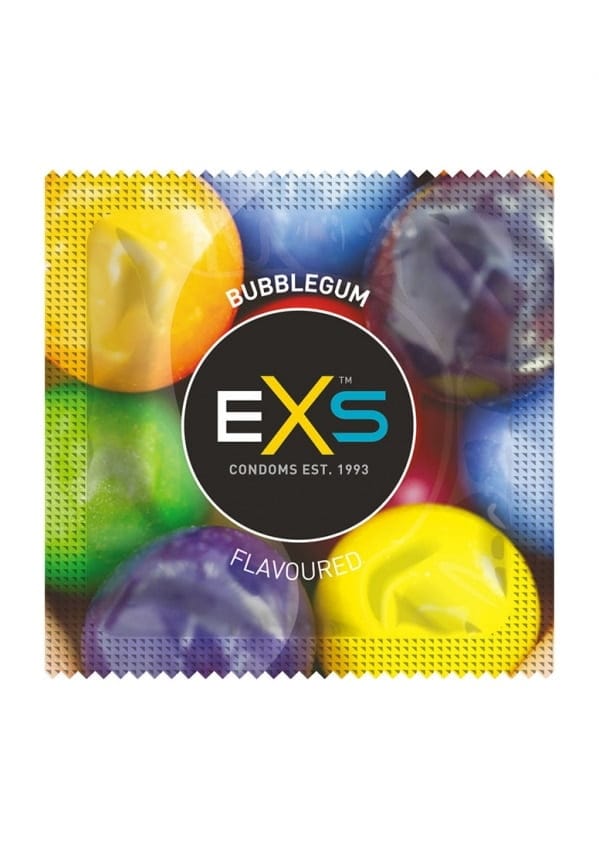 Exs Bubblegum - 100 condooms met Bubblegum smaak & geur