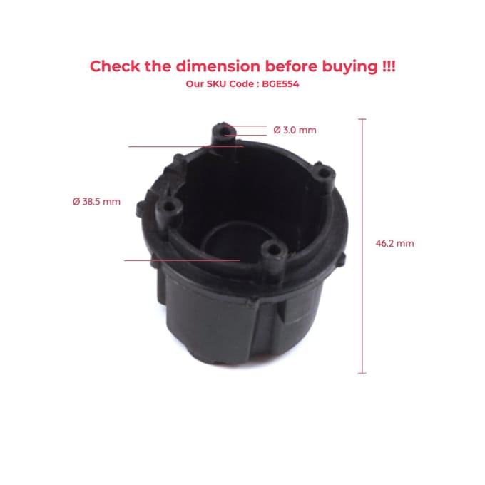 Bross BGE554 Handmatig Inklapbare Zijspiegelbehuizing 710751, 219401401 Reparatie voor BMW X5 E53 2000-2006 Past op Linker OF Rechterzijde