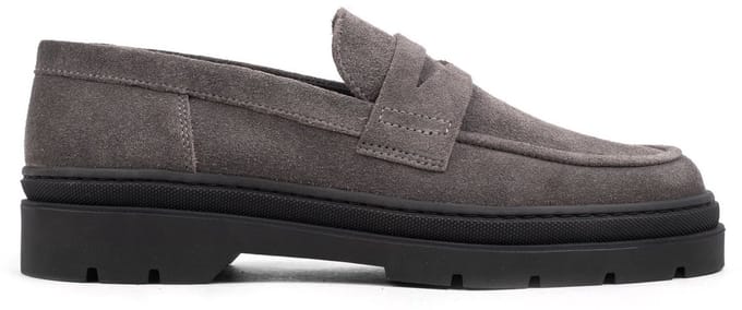 Hinson elon loafers heren antracite suède