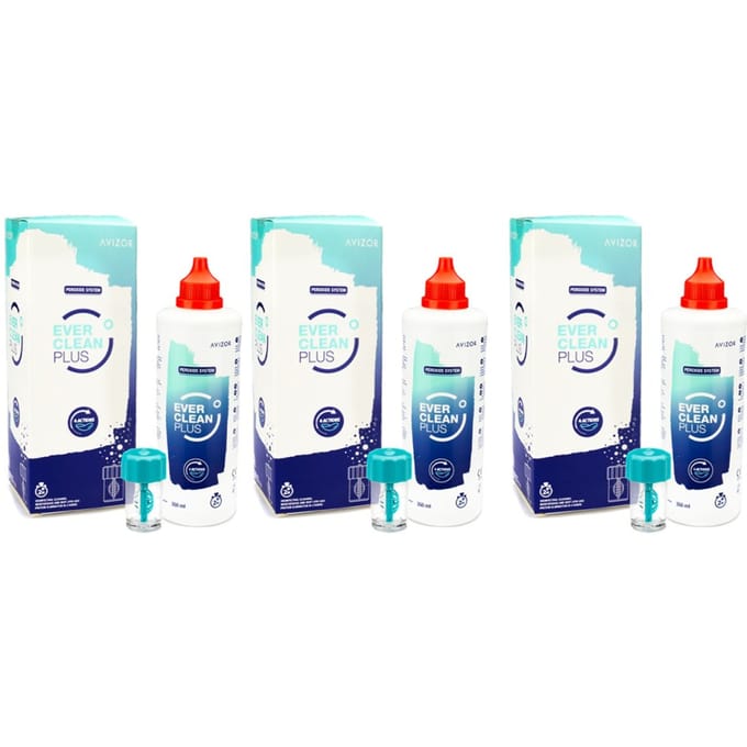 Ever Clean Plus 3 x 350 ml met lenzendoosjes