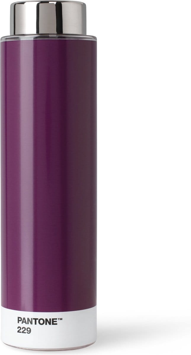 Pantone Waterfles - Tritan/RVS - 500 ml - Aubergine 229 C