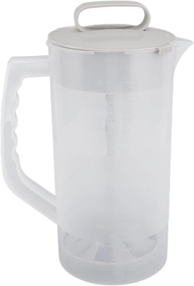 Handmatige Sapcentrifuge - Blender Kannetje - Fruit Sap Maken - Grote Capaciteit - 2000ml - Transparant
