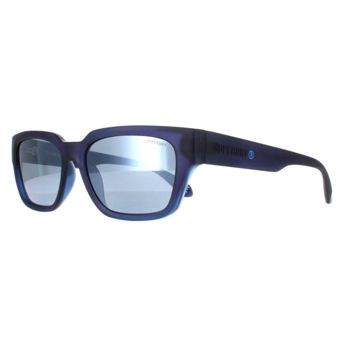 Superdry 5004 106 mat marine zilver spiegel zonnebril