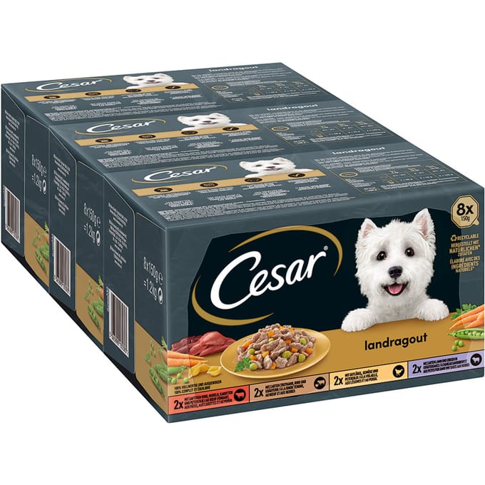 24x150g Country Kitchen Cesar Hondenvoer