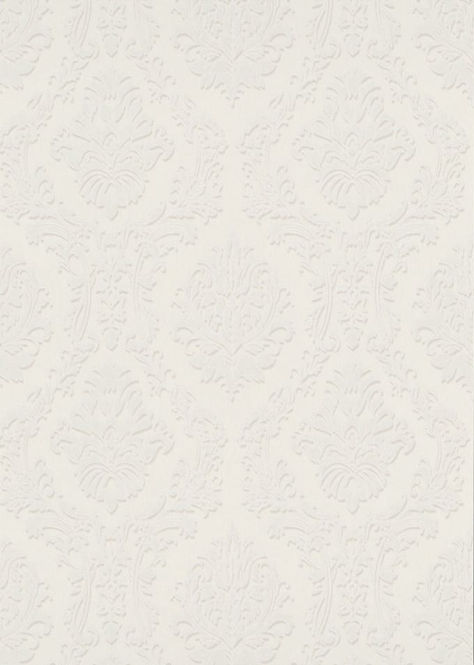 Erismann Vinylbehang 10288-14 - Versailles - Klassiek Wit - 53cm x 10.05m